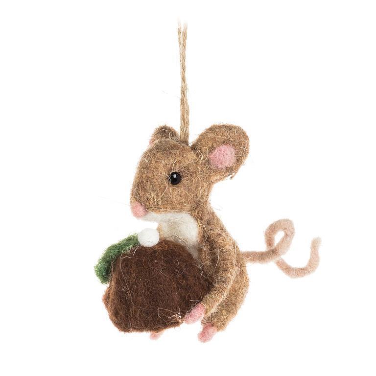 Mouse w/ Pudding Ornament