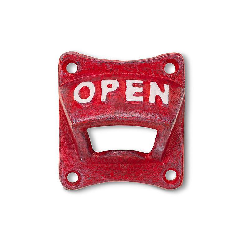 Red Open Here Bottle Opener