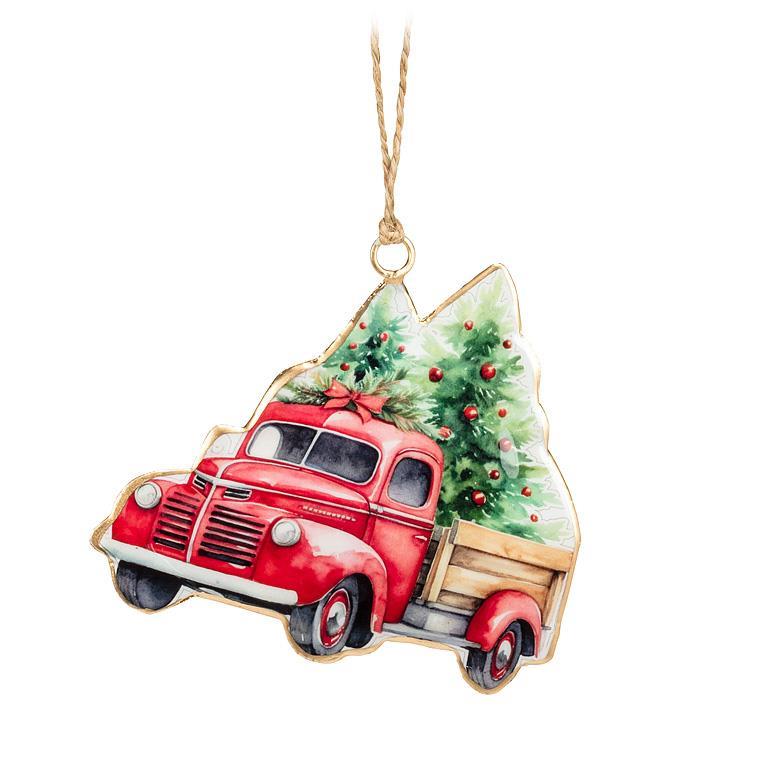 Classic Truck & Tree Ornament