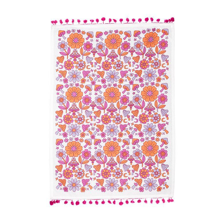 Groovy Mushroom Kitchen Towel