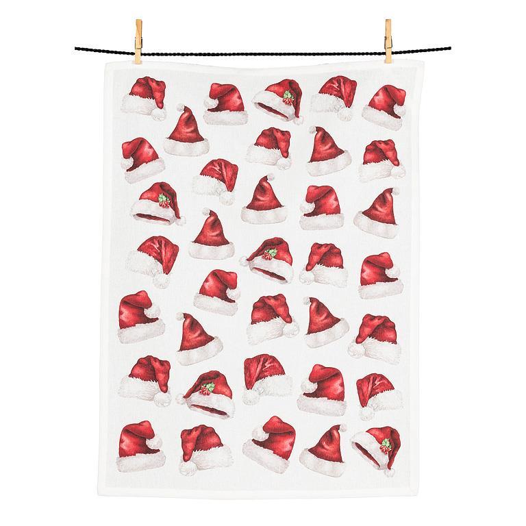 Santa Hats Kitchen Towel