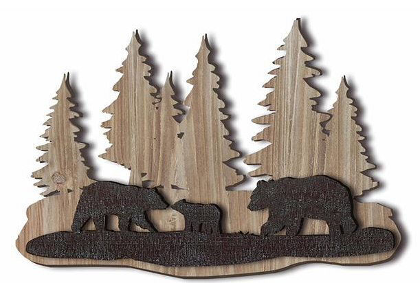 Bear Forest Wall Decor