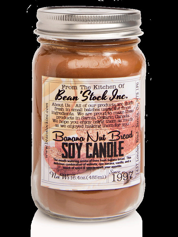 Banana Nut Bread Soy Candle