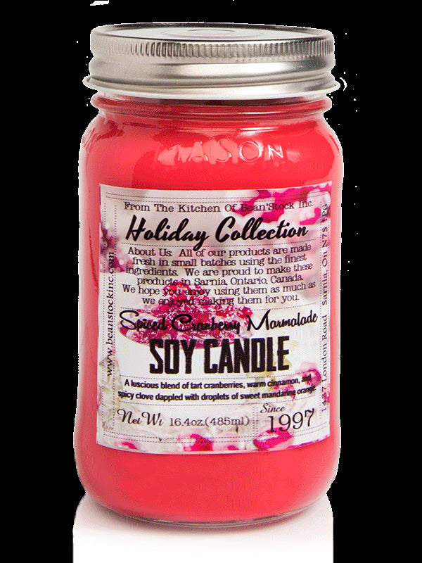 Spiced Cranberry Marmalade Soy Candle