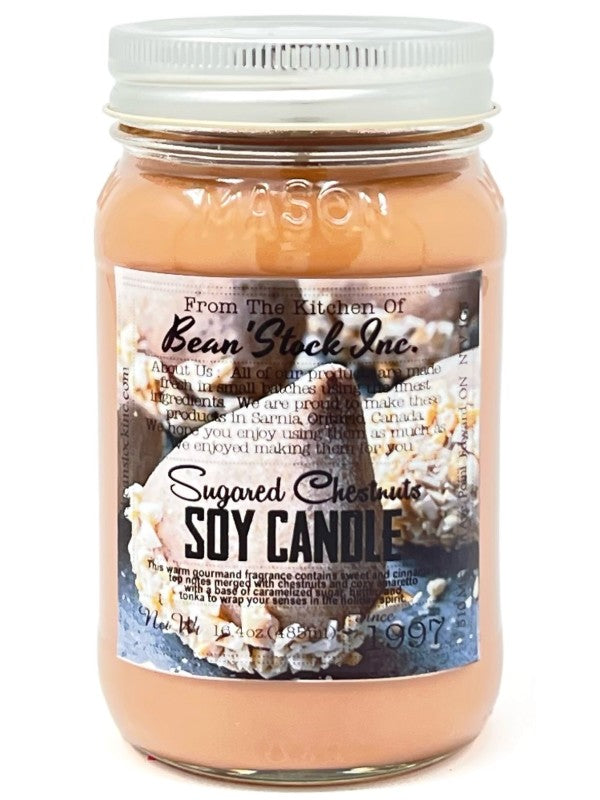 Sugared Chestnut Soy Candle